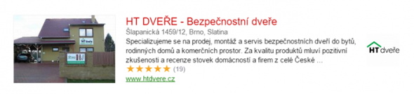 Popisek profilu na Firmy.cz